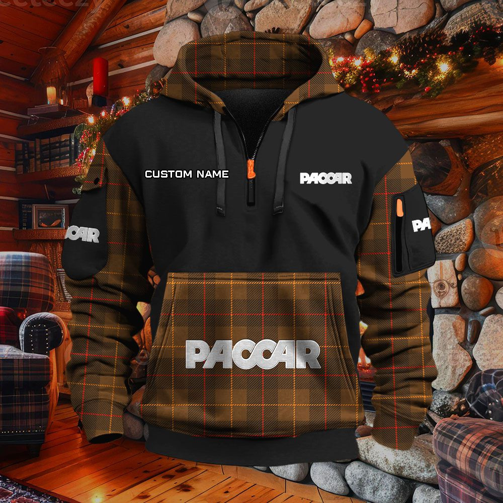 Sweat à capuche à demi-zip Paccar – Image 4