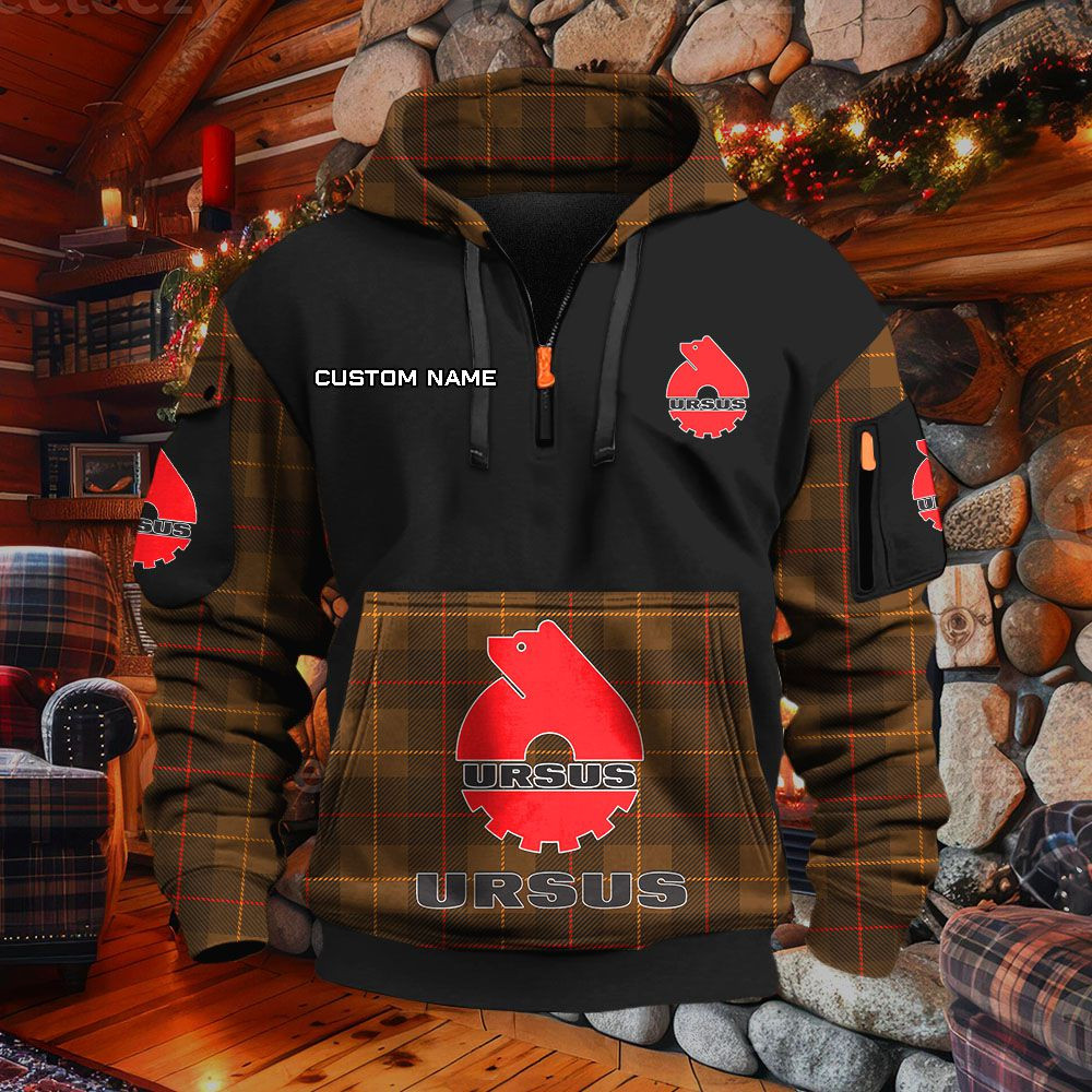 Sweat à capuche à demi-zip Ursus – Image 4