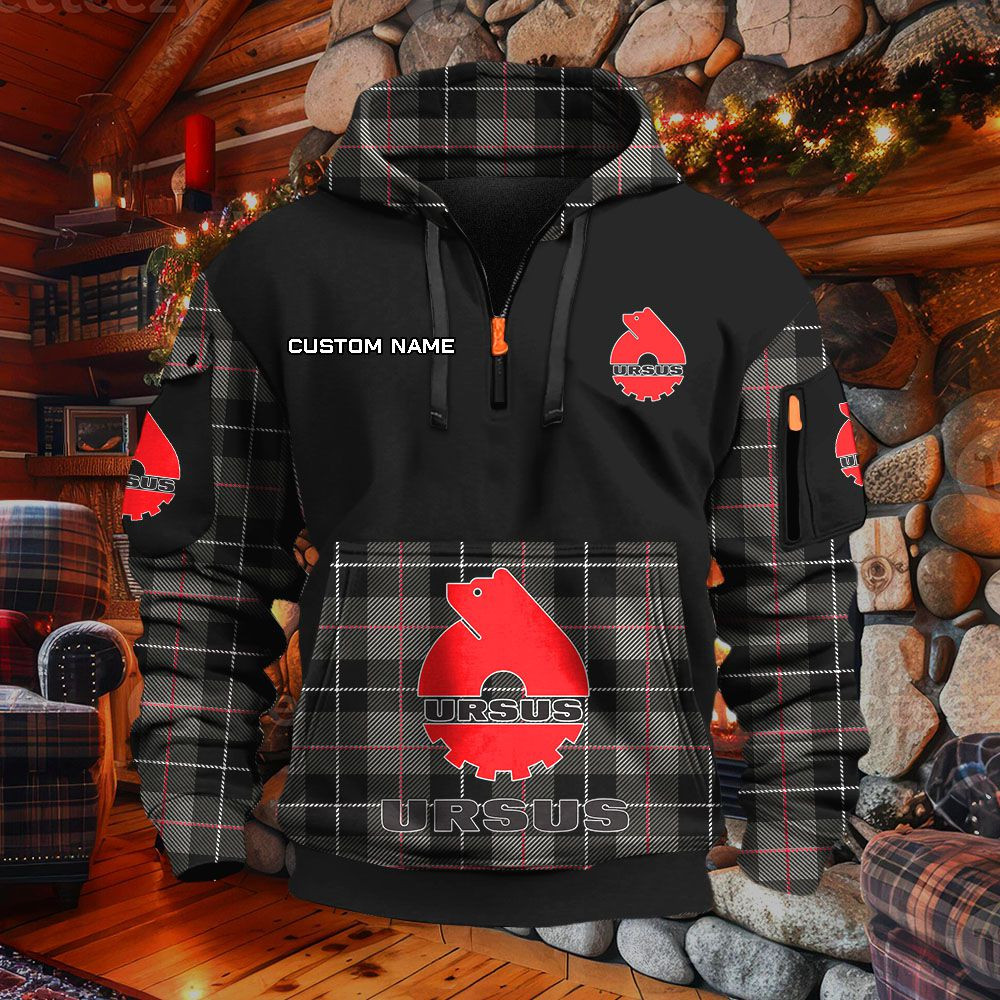 Sweat à capuche à demi-zip Ursus – Image 2