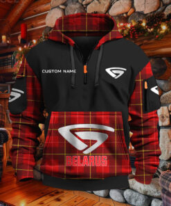 Sweat à capuche à demi-zip Belarus