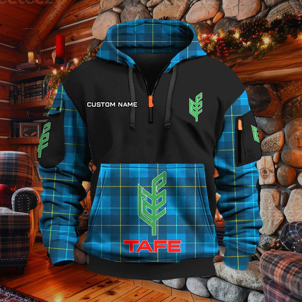 Sweat à capuche à demi-zip Tafe – Image 7