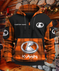 Sweat à capuche à demi-zip Kubota