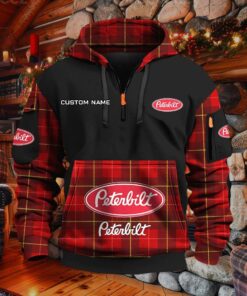 Sweat à capuche à demi-zip Peterbilt