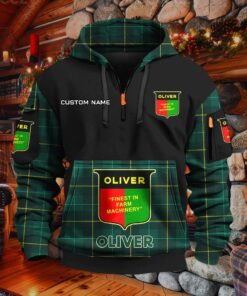 Sweat à capuche à demi-zip Oliver Tractor