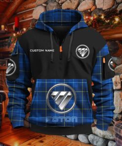 Sweat à capuche à demi-zip Foton