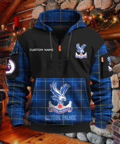 Sweat à capuche à demi-zip Crystal Palace