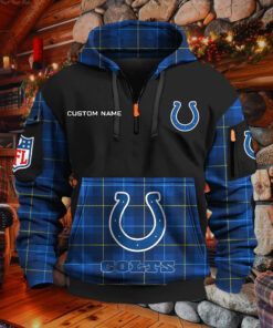 Sweat à capuche à demi-zip Indianapolis Colts