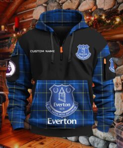 Sweat à capuche à demi-zip Everton