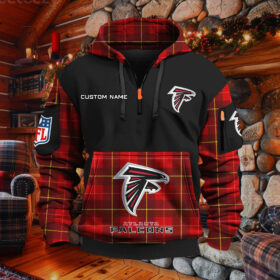 Sweat à capuche à demi-zip Atlanta Falcons
