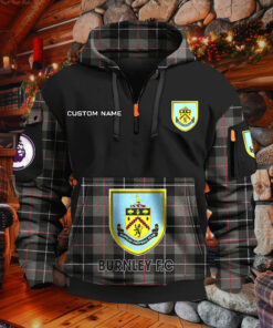 Sweat à capuche à demi-zip Burnley