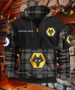 Sweat à capuche à demi-zip Wolverhampton Wanderers