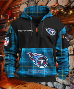 Sweat à capuche à demi-zip Tennessee Titans