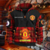 Sweat à capuche à demi-zip Manchester United