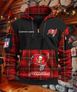 Sweat à capuche à demi-zip Tampa Bay Buccaneers