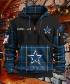 Sweat à capuche à demi-zip Dallas Cowboys