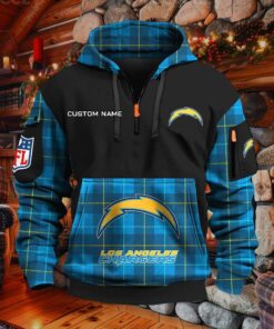 Sweat à capuche à demi-zip Los Angeles Chargers