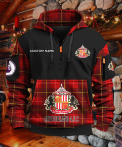 Sweat à capuche à demi-zip Sunderland