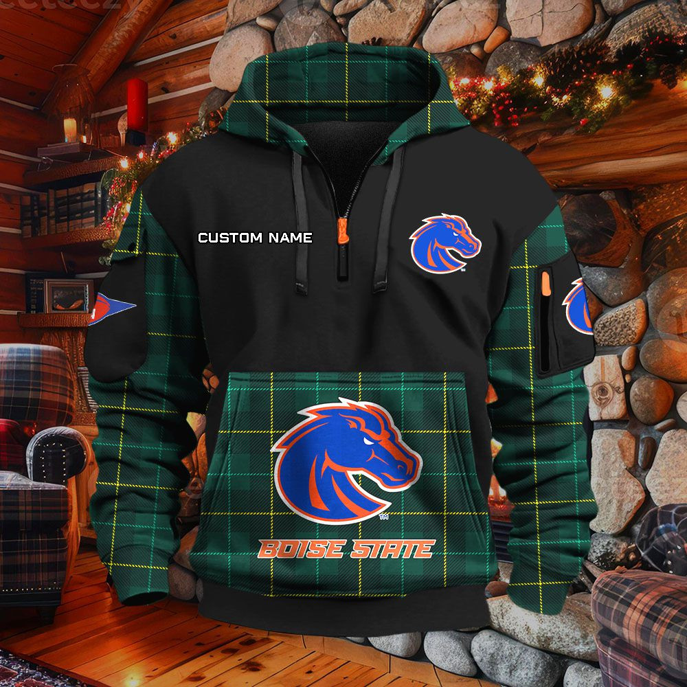 Sweat à capuche à demi-zip Boise State Broncos – Image 6