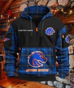 Sweat à capuche à demi-zip Boise State Broncos