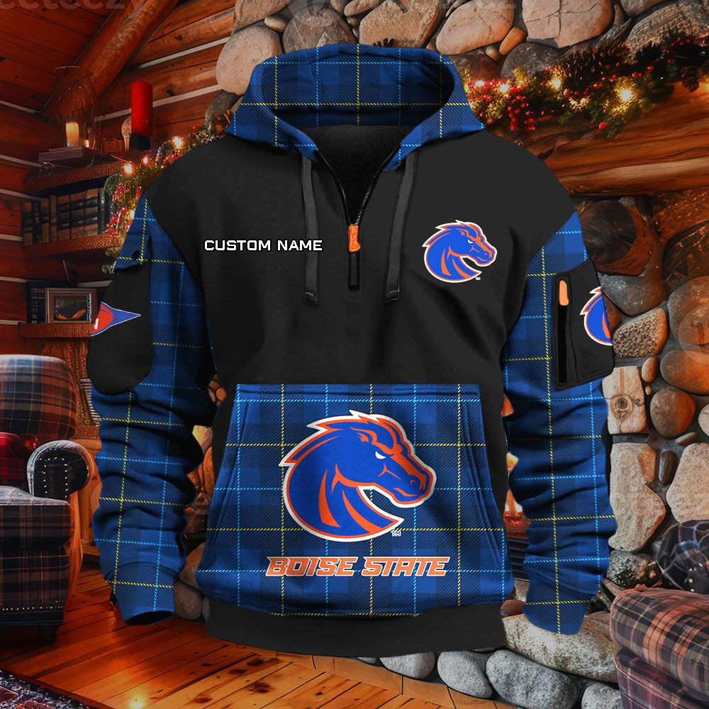 Sweat à capuche à demi-zip Boise State Broncos