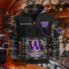 Sweat à capuche à demi-zip Washington Huskies