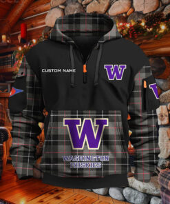 Sweat à capuche à demi-zip Washington Huskies