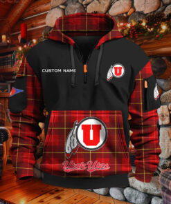 Sweat à capuche à demi-zip Utah Utes
