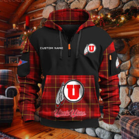 Sweat à capuche à demi-zip Utah Utes