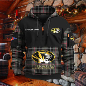 Sweat à capuche à demi-zip Missouri Tigers