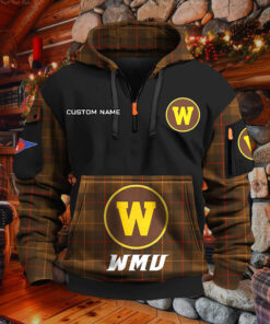Sweat à capuche à demi-zip Western Michigan Broncos