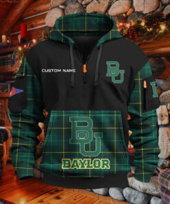 Sweat à capuche à demi-zip Baylor Bears
