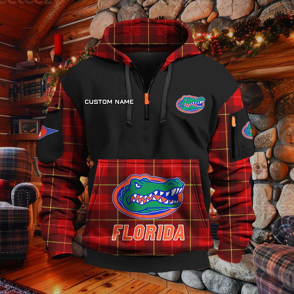 Sweat à capuche à demi-zip Florida Gators – Image 4