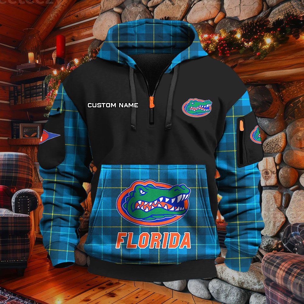 Sweat à capuche à demi-zip Florida Gators – Image 8