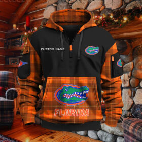 Sweat à capuche à demi-zip Florida Gators