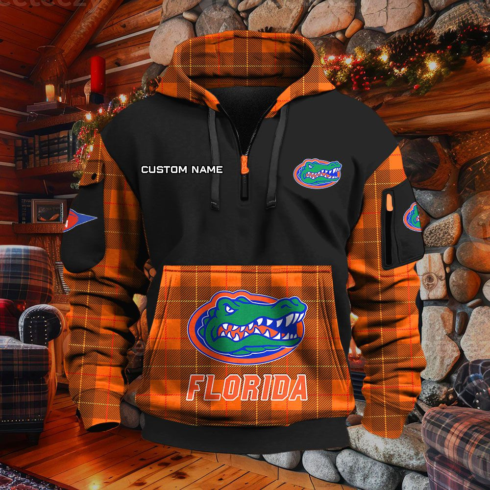Sweat à capuche à demi-zip Florida Gators