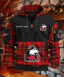 Sweat à capuche à demi-zip Northern Illinois Huskies