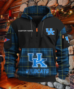 Sweat à capuche à demi-zip Kentucky Wildcats