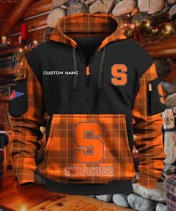 Sweat à capuche à demi-zip Syracuse Orange