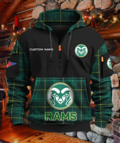 Sweat à capuche à demi-zip Colorado State Rams