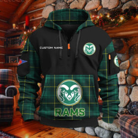 Sweat à capuche à demi-zip Colorado State Rams