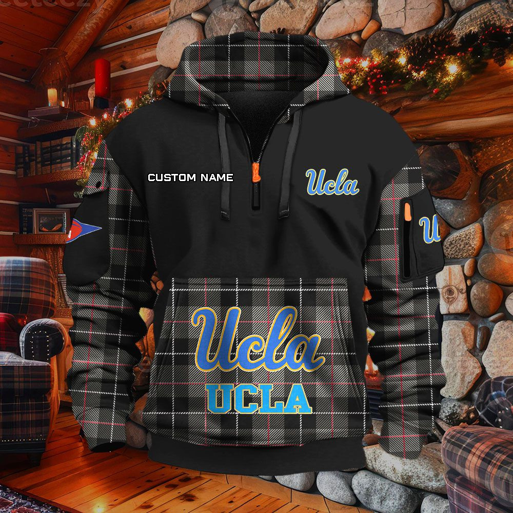 Sweat à capuche à demi-zip Ucla Bruins – Image 2