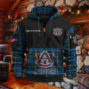 Sweat à capuche à demi-zip Auburn Tigers