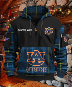 Sweat à capuche à demi-zip Auburn Tigers