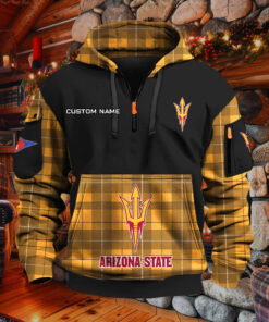 Sweat à capuche à demi-zip Arizona State Sun Devils