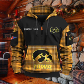 Sweat à capuche à demi-zip Iowa Hawkeyes
