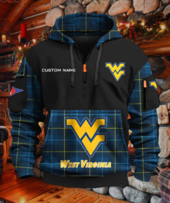 Sweat à capuche à demi-zip West Virginia Mountaineers