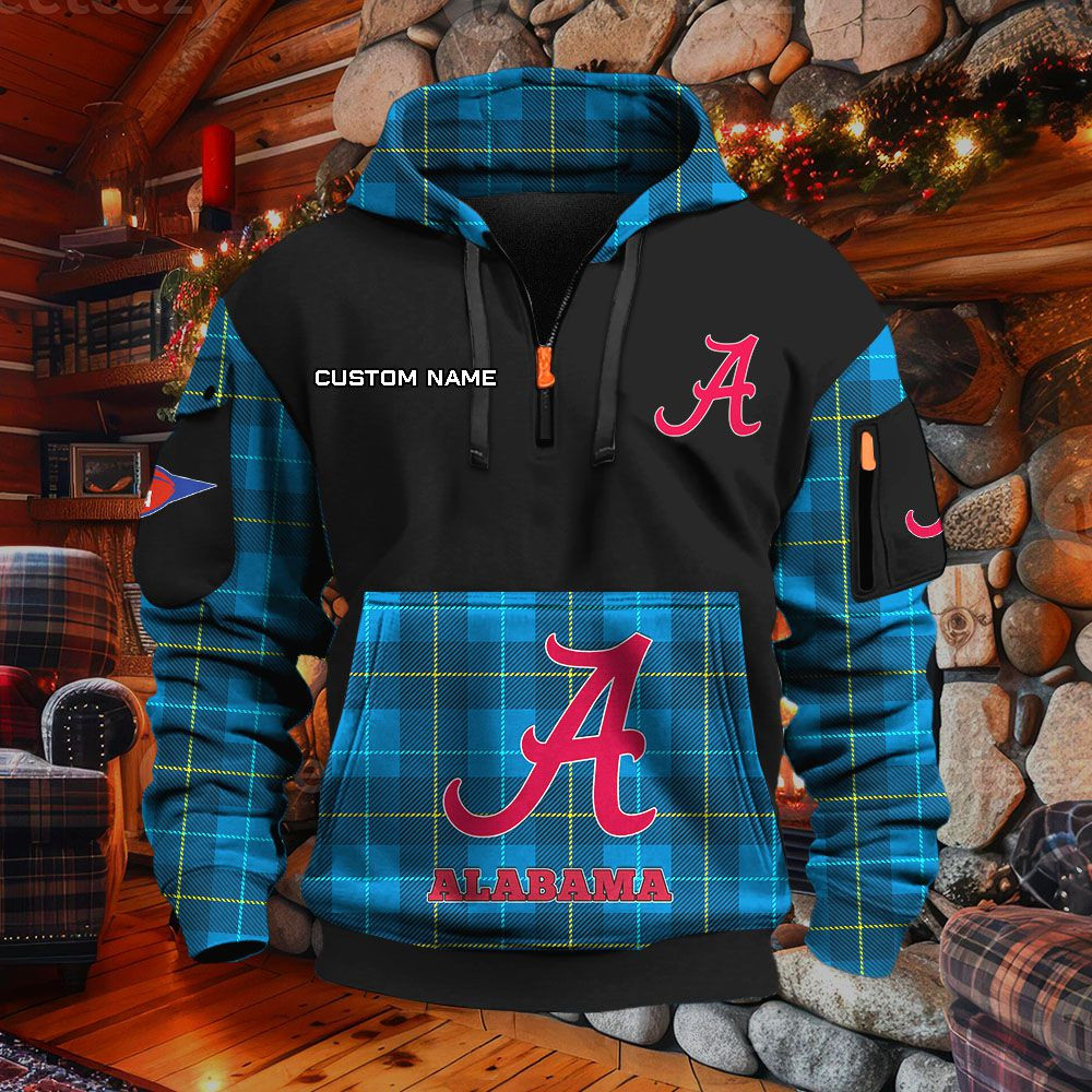 Sweat à capuche à demi-zip Alabama Crimson Tide – Image 7