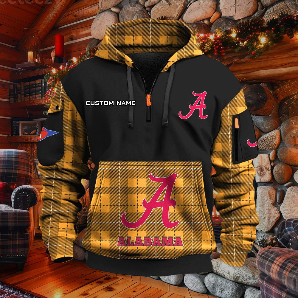 Sweat à capuche à demi-zip Alabama Crimson Tide – Image 9