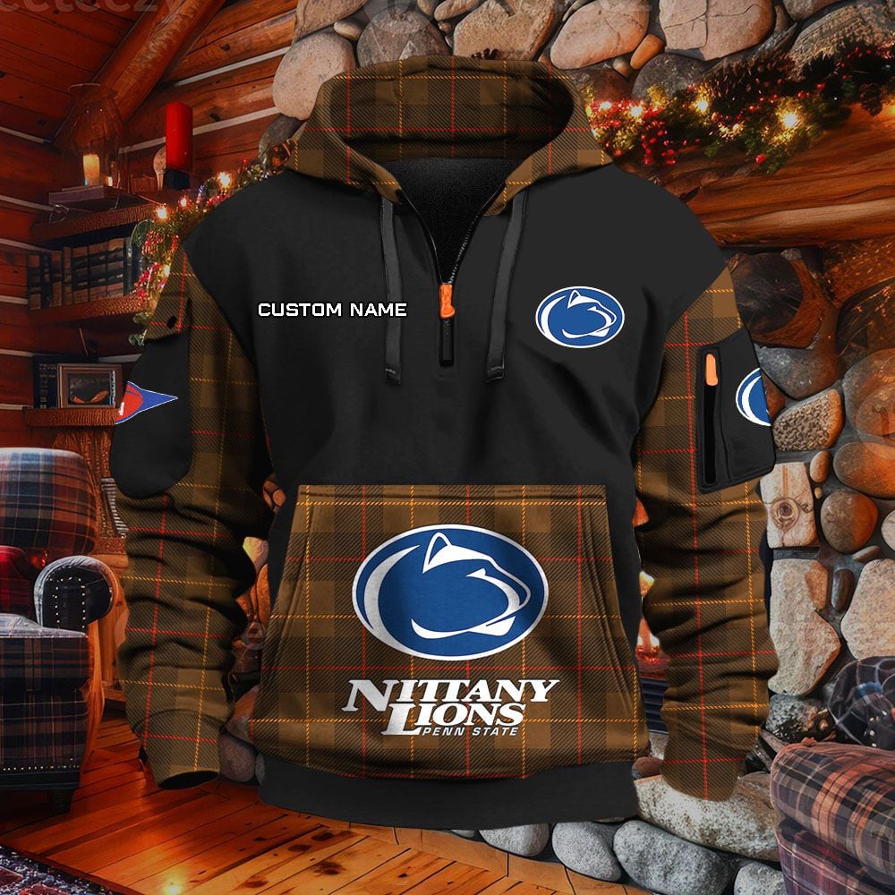 Sweat à capuche à demi-zip Penn State Nittany Lions – Image 5