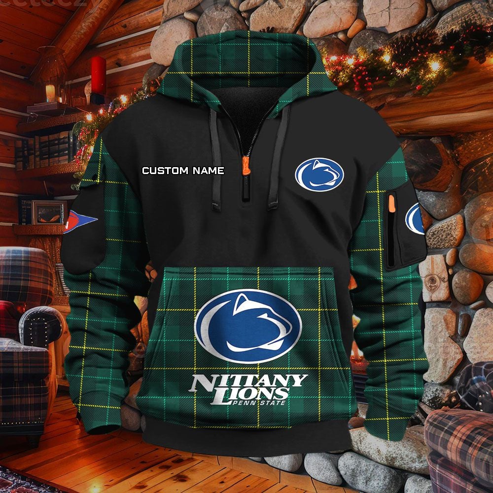 Sweat à capuche à demi-zip Penn State Nittany Lions – Image 6